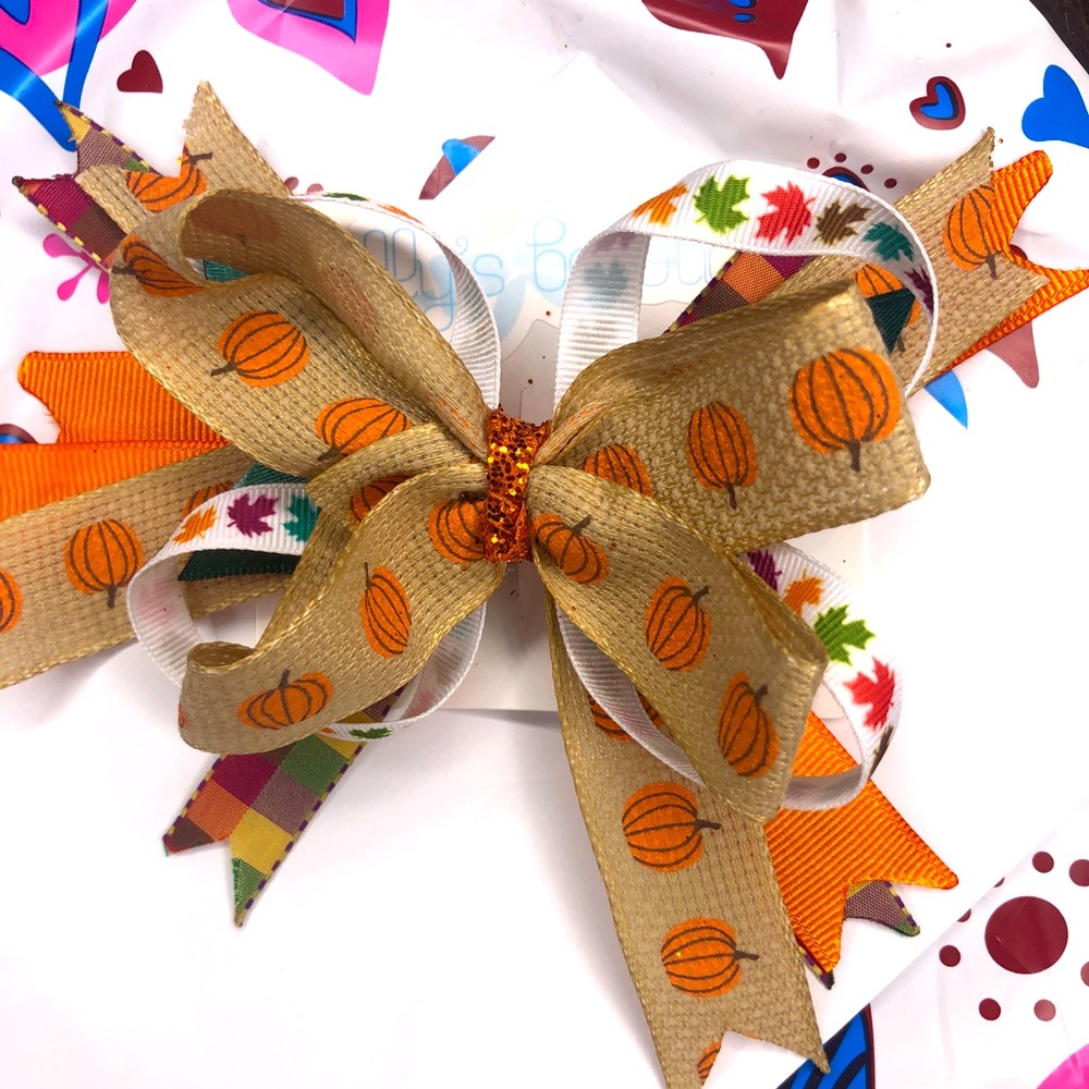 Handmade Fall Layered Bow